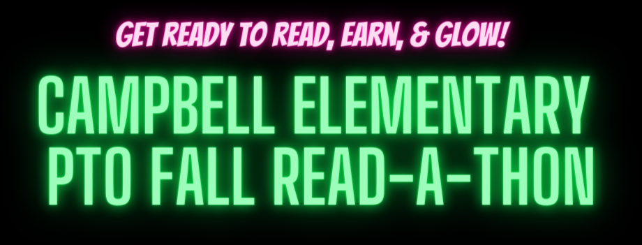 Campbell read-a-thon banner