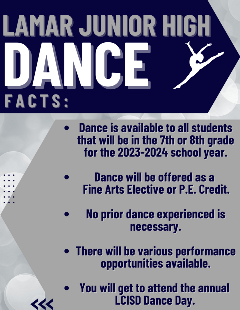 Fact Sheet Lamar Junior High Dance (1) (1)