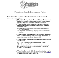Parent and Family Engagement Policy Page 2