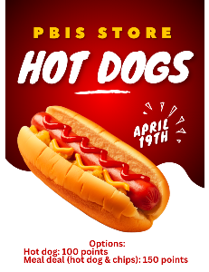 PBIS Store HOT DOG DAY 4-19