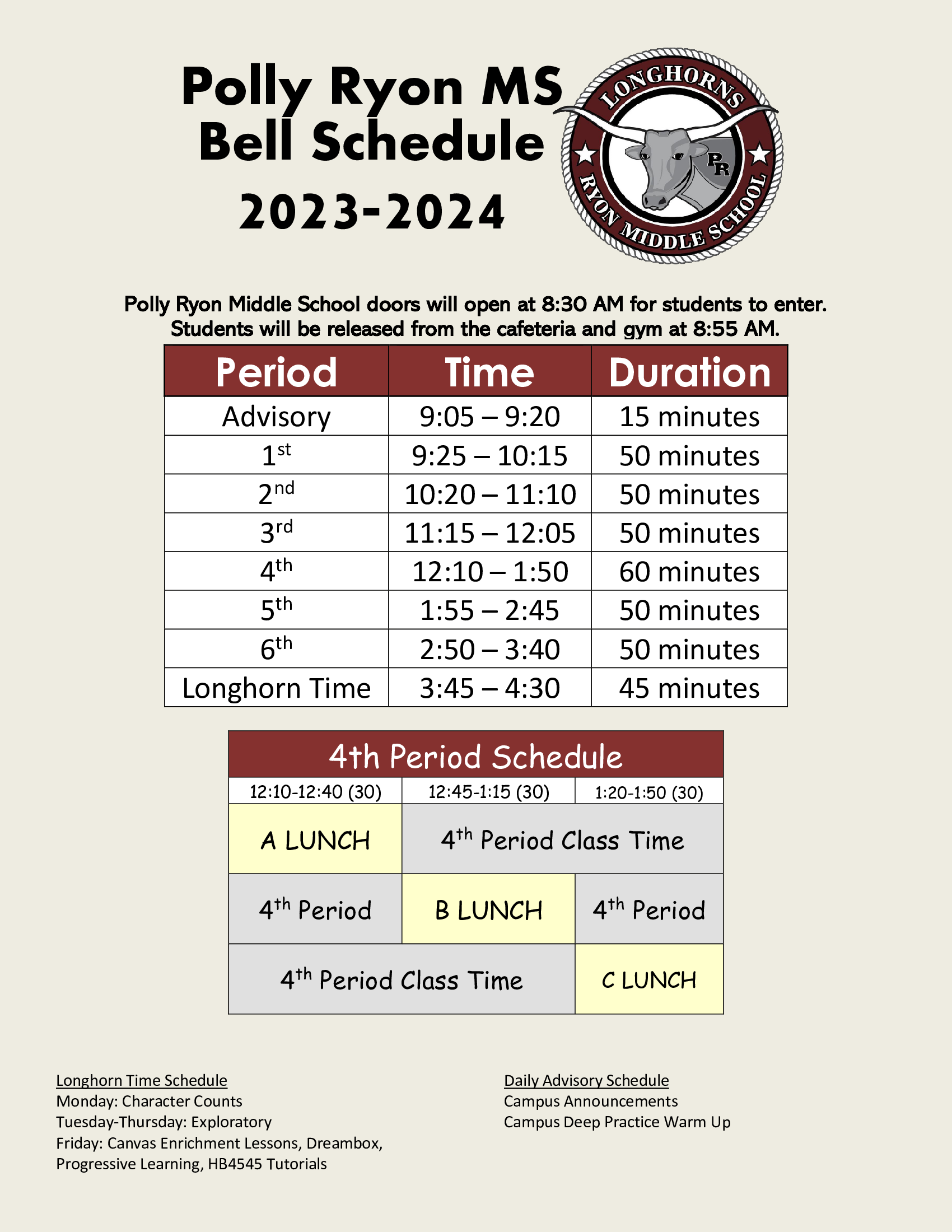 PRMS Bell Schedule_23-24 aligned to RJH and GRHS 1 of 1