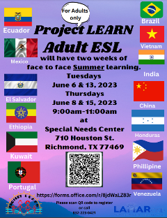 Project LEARN Summer English