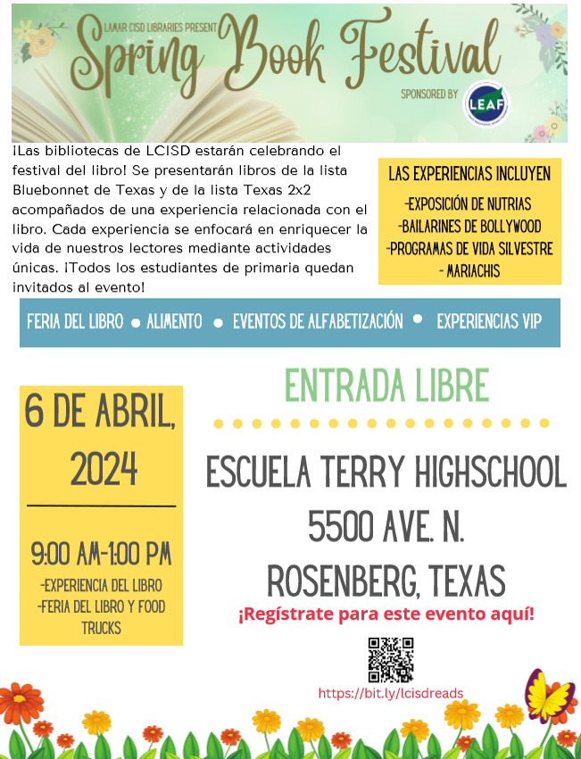 Spring Book Festival Spanish