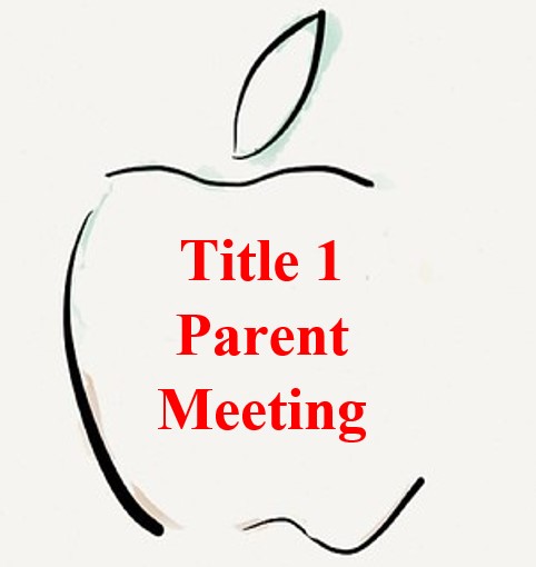 Title 1 Parent Meeting logo