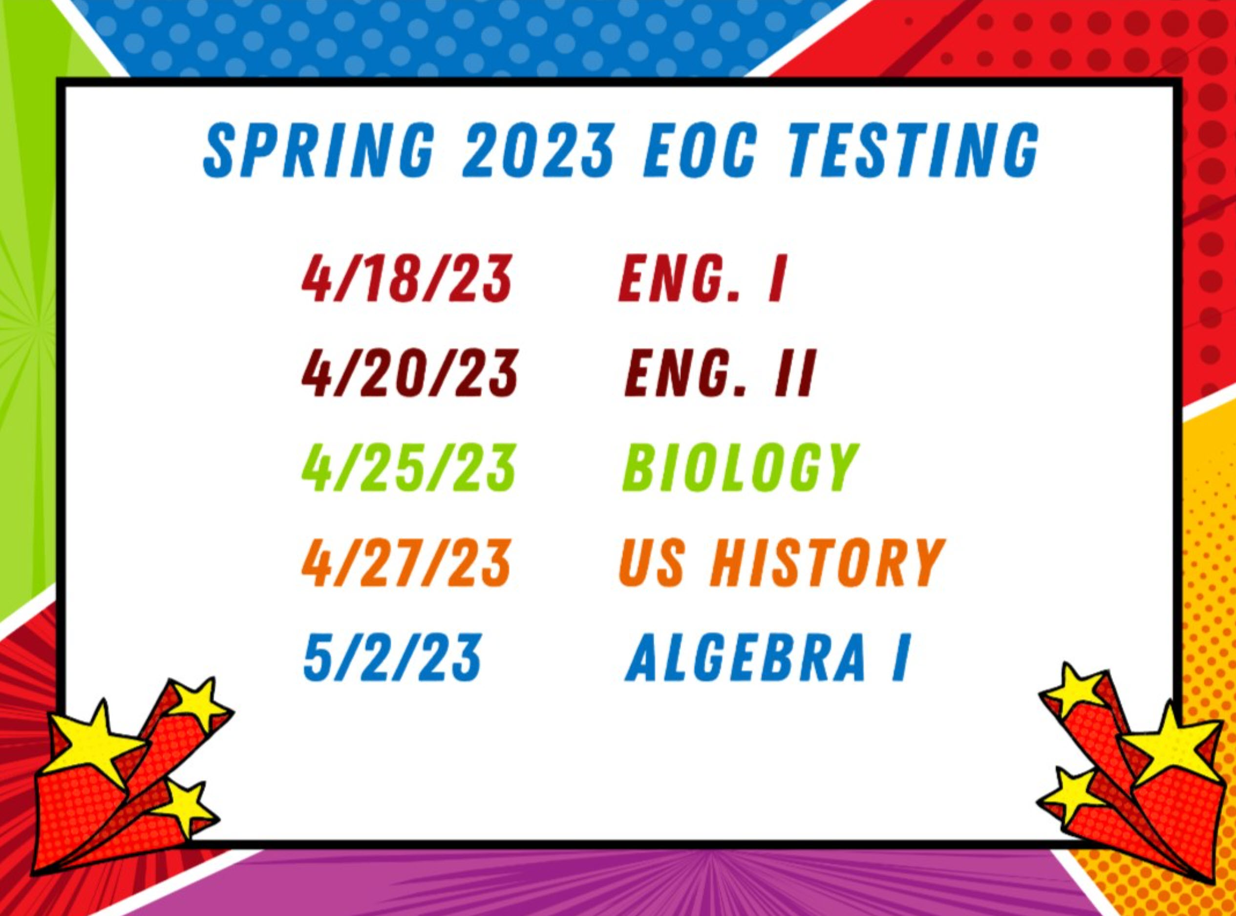 Website_EOC Schedule