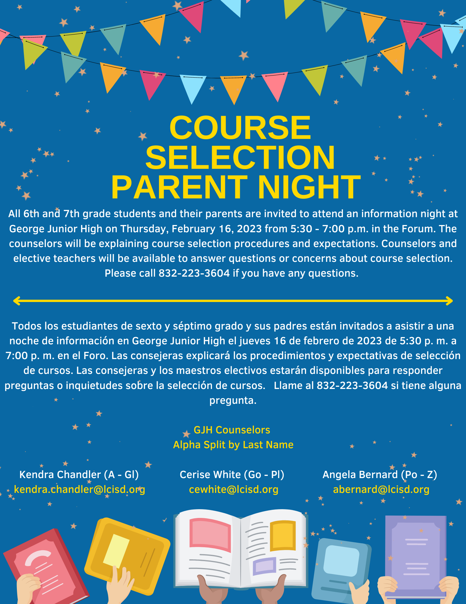 Course Selection Parent Night 2023 